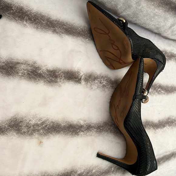 Karl Lagerfeld Paris - snakeskin print leather pumps - Picture 6 of 9